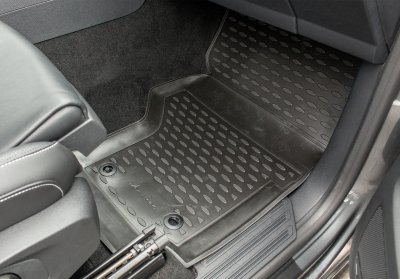 High edge rubber mats for Kia Sorento from 2015-2020