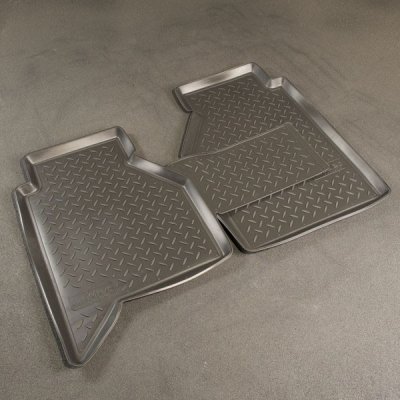 Rear rubber mats for Nissan Navara/D40 2006- &amp; 2011-2014