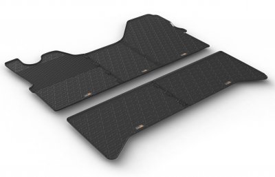 Rubber mats - Iveco Daily double cab 2014-
