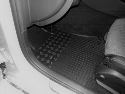 Rubber mats Mercedes C class 2007-2014