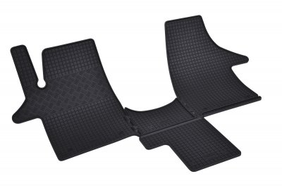 Rubber mats Volkswagen Multivan T6 from 2016-2021