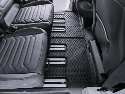 Rubber mats Ford Tourneo Custom 2023- | Second row seats