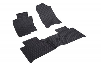 Rubber mats Nissan Navara Double Cab 2016-2021 | Incl. mat over rear tunnel