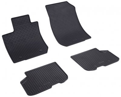 Rubber mats Dacia Logan 2013-2020 - 5-seater locker model