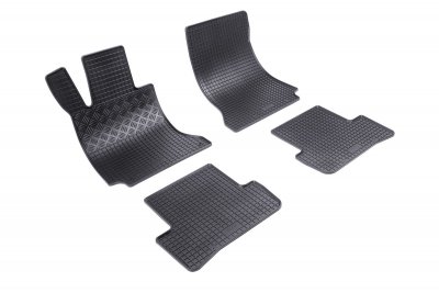 Rubber mats Mercedes C class from 2007-2014