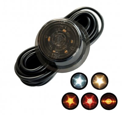 Slurry LED Black Line side marker lights