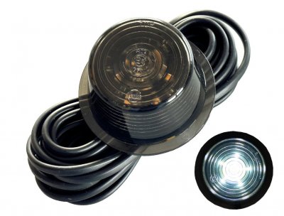 Gylle LED Black Line - Position light with 6xLED for rubber arms | 10V/30V