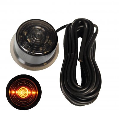 Gylle LED Black Line - Position light with 6xLED for rubber arms | 10V/30V