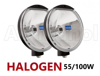 Complete auxiliary light package - 2 NBB 175 (Remote light) with halogen bulbs