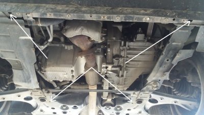 Skid plate for Opel Combo from 2012-2018