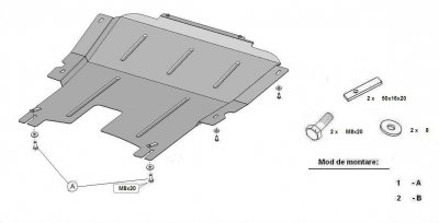 Mounting instructions for Dacia Logan from 2013-2020