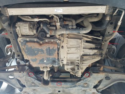 Skid Plate for Nissan NV400 from 2011-