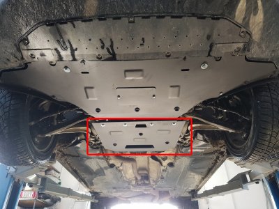 Skid plate Audi A4 from model year 2016-