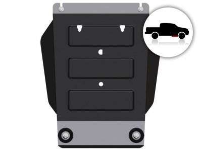 Skid plate gearbox steel Mitsubishi L200 2016-
