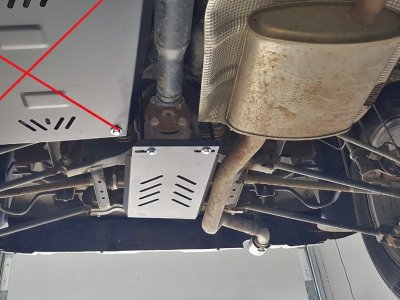 Skid plate differential Dacia Duster from 2014-2017