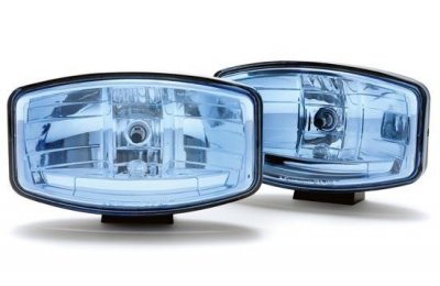 Hella Jumbo 320FF with blue glass lens