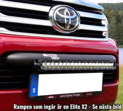 Extra light bracket incl. LED light bar for Toyota Hilux 2016-