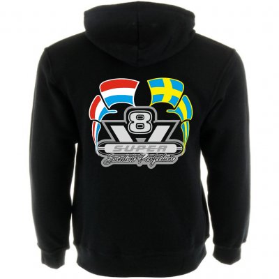 Hoodie/Sleeve Swedish Perfection in Black - S-2XL