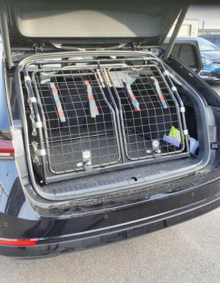 Dog gate Skoda Superb Kombi from 2009-2015