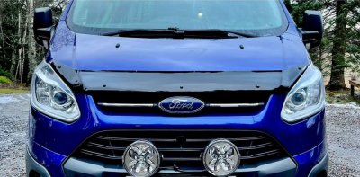 Bonnet guard Ford Transit Custom from 2012-2018
