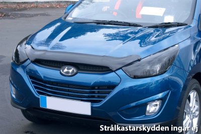 Dark acrylic plastic Bonnet Guard for Hyundai iX35 2010-2015
