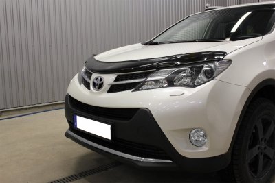 Dark acrylic plastic Bonnet Guard for Toyota RAV4 from 2013-2018