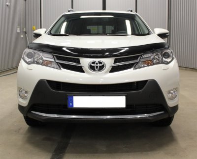 Dark acrylic plastic Bonnet Guard for Toyota RAV4 from 2013-2018