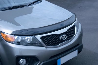Dark acrylic plastic Bonnet Guard for Kia Sorento 2009-2014