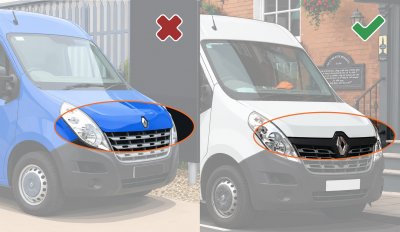 Bonnet guard BASIC for Renault Master from 2014-2020