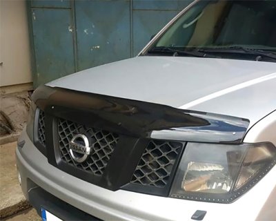 Bonnet guard Nissan Navara from 2010-2015