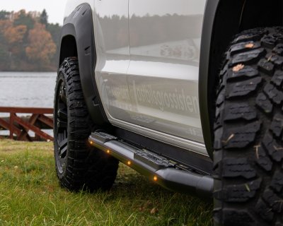 Side bars Volkswagen Amarok 2011-2020 | Black finish