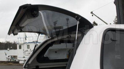 Flap cover with opening windows for Isuzu D-Max (Double Cab) from 2012-