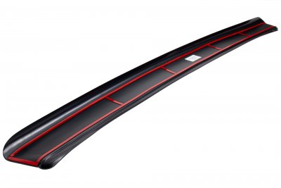 Rear guard Volkswagen Transporter T6.1 2020-2024 | Matte black | For vehicles with rear doors