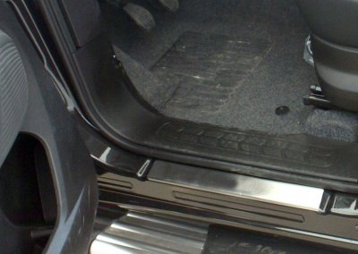 Stainless steel step guard for Opel Combo 2012-2018