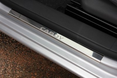 Stainless steel step guard for Volkswagen Caddy 2016-