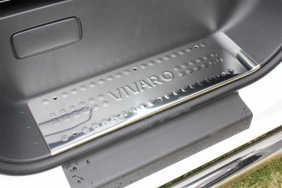 Stainless steel step guard for Nissan Primastar from 2002-2014