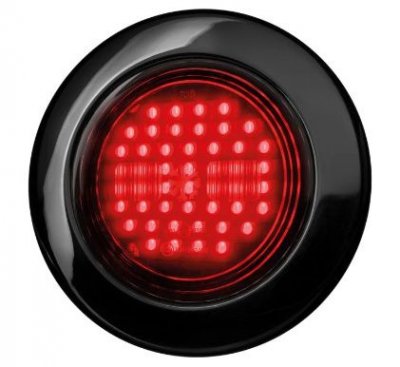 IZE LED Dark Knight | LED rear light (rear/brake light, 12V/24V, 162 mm)