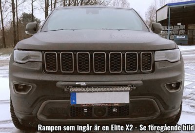 Extra light bar incl. LED light bar for Jeep Grand Cherokee from 2013-