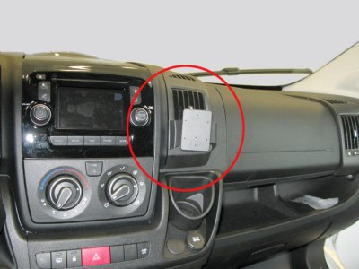 Mobile phone holder for Peugeot Boxer from 2007-/2014-