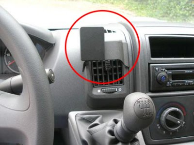 Mobile phone holder for Fiat Ducato from 2007-