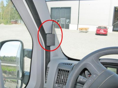 Mobile phone holder Ducato (Fiat) from 2007-