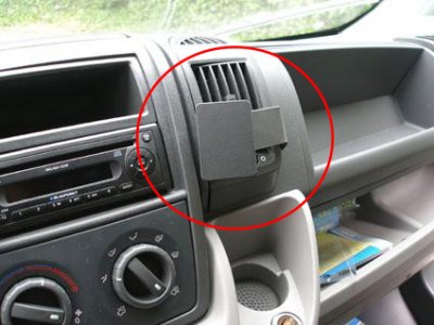 Mobile phone holder for Peugeot Boxer from 2007-/2014-