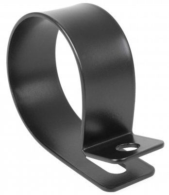 Clamping bracket black Ø60 mm