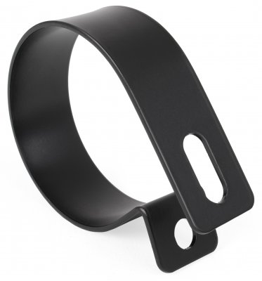 Clamp bracket black Ø70 mm