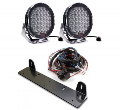 Complete extra light package - 2 LED extra lights Elite 185W