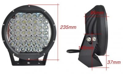 Complete extra light package - 3 LED extra lights Elite 225W
