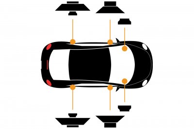 Complete kit with speakers Ford Ranger from 2020-2022