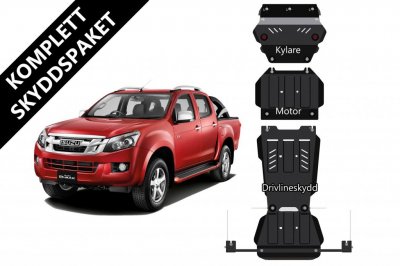 Complete protection package for Isuzu D-Max 2.5TD from 2012-