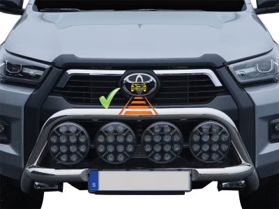 Low bull bar Toyota Hilux from 2020- and newer