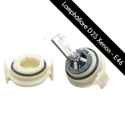 Lamp holder for D2S Xenon with socket H7 for BMW E46